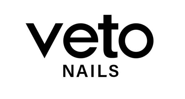 Veto Logo - Schwarze, elegante Schrift auf weißem Hintergrund